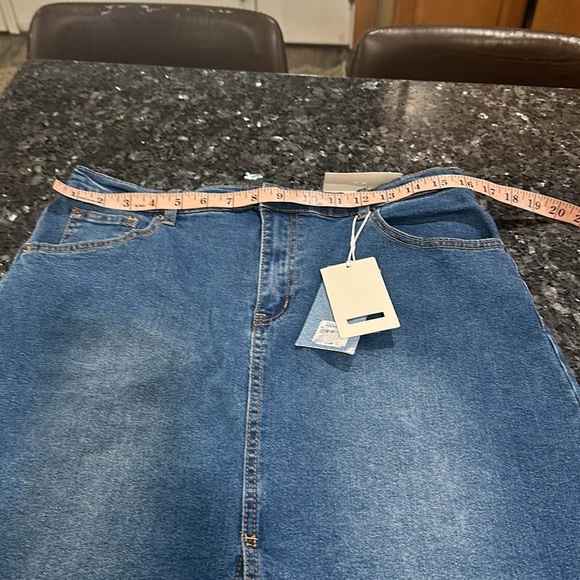 No comment maxi denim skirt - Picture 4 of 9